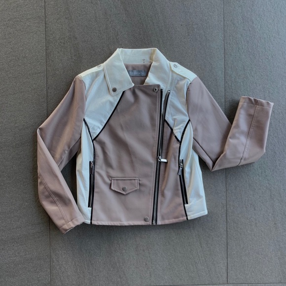 Anthropologie Bagatelle Faux Leather Moto Jacket - Picture 4 of 8